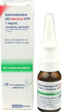 XYLOMETAZOLINE HCL MENTHOL HTPNEUSSPRAY 1MG/ML 10ML