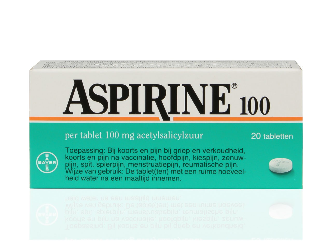 ASPIRINE TABLET 100MG 20ST
