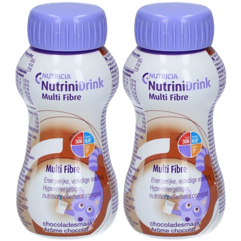 NUTRINIDRINK MULTI FIBRE CHOCOLADE 200ML