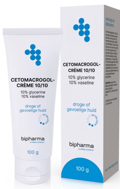CETOMACROGOL CR/GLYCE/VASELINE80/10/10 LMT BIP 100G