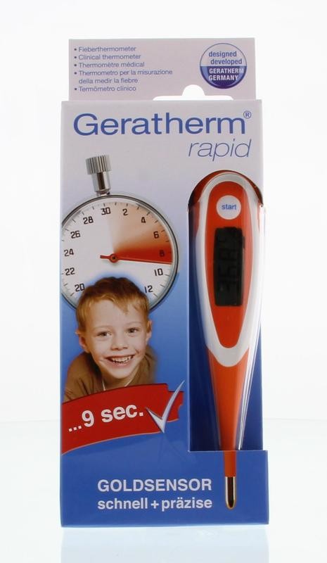 KOORTSTHERMOMETER GERATHERM RAPID DIGIT 9SEC WTPF 1ST