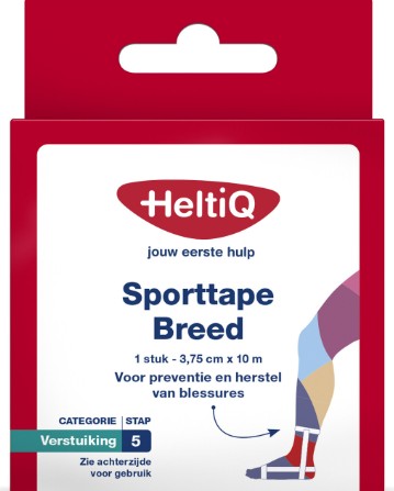 SPORTTAPE HELTIQ BREED 3,75CMX10M 1ST