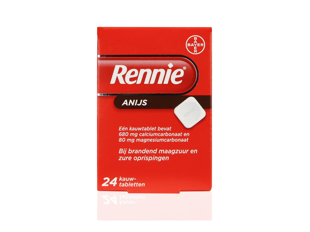 RENNIE ANIJS KAUWTABLET 24ST