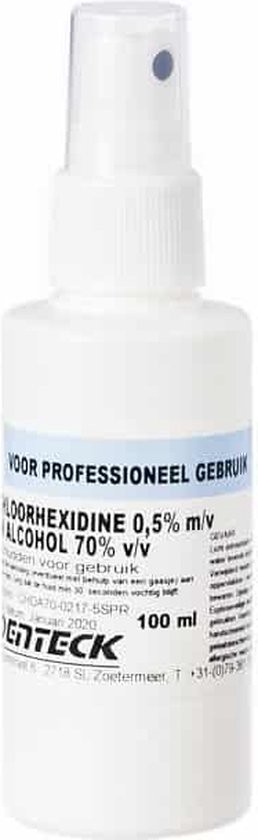 CHLOORHEXID 0,5%/ALCOHOL 70%  DENTECK 500ML