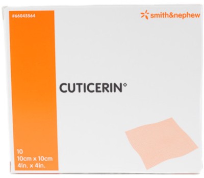 CUTICERIN ZALFKOMPRES 10  X10CM 10ST