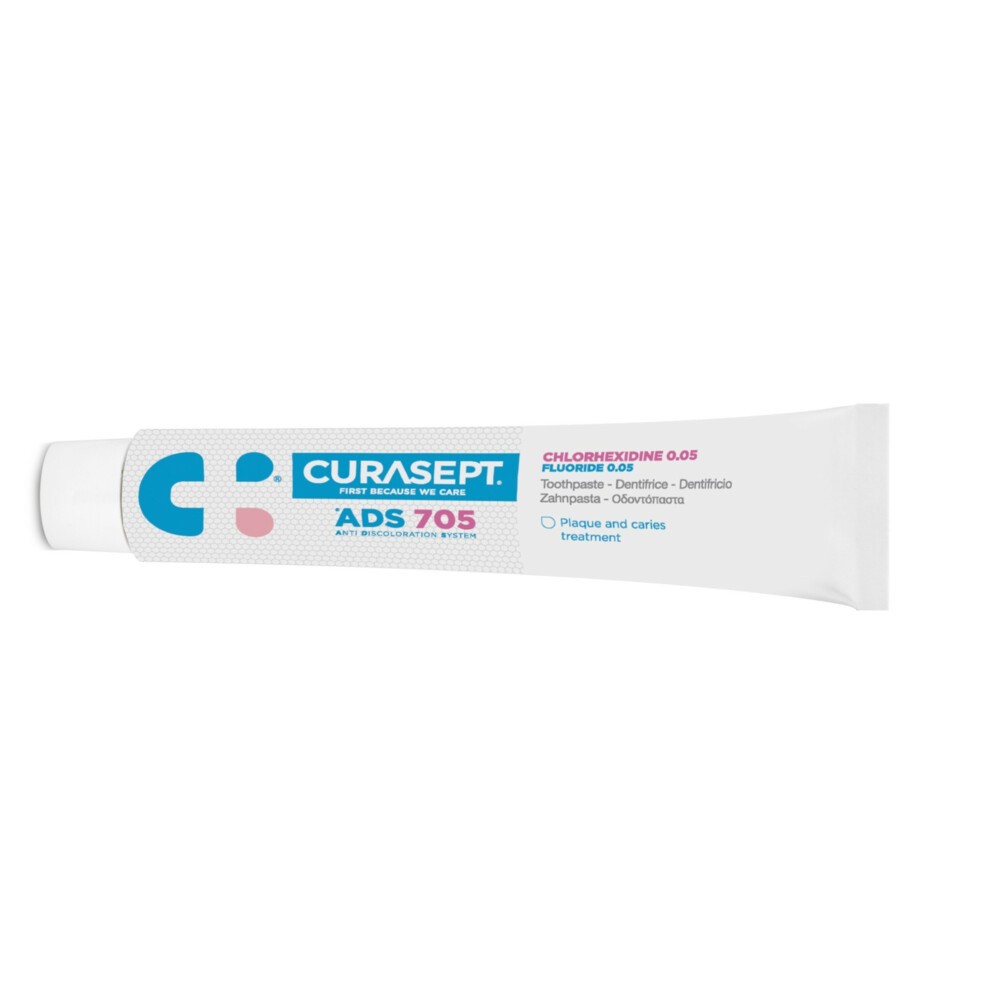 CURASEPT CHLOORHEXIDINE GEL-TANDPASTA 0,05% 75ML