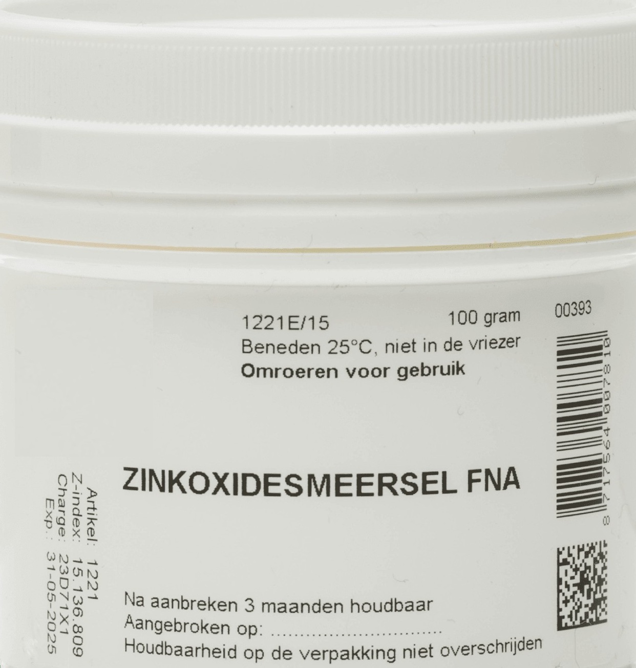 ZINKOXIDESMEERSEL ACE 100G