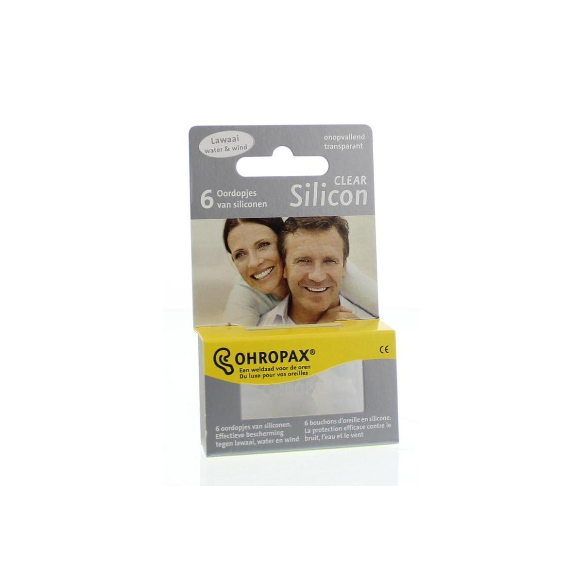 OHROPAX SILICON CLEAR 6ST