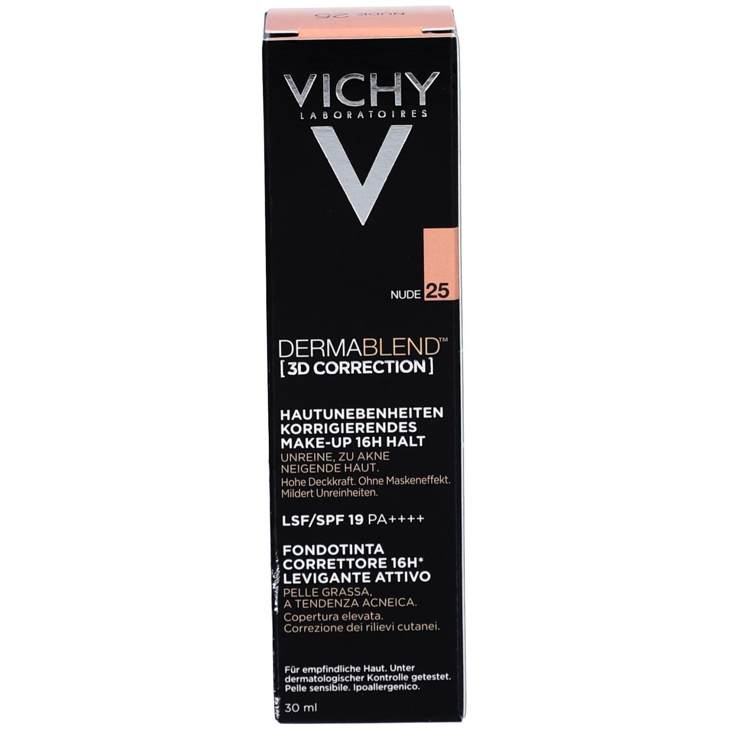 VICHY DERMABLEND FOUNDATION NUDE 25 30ML
