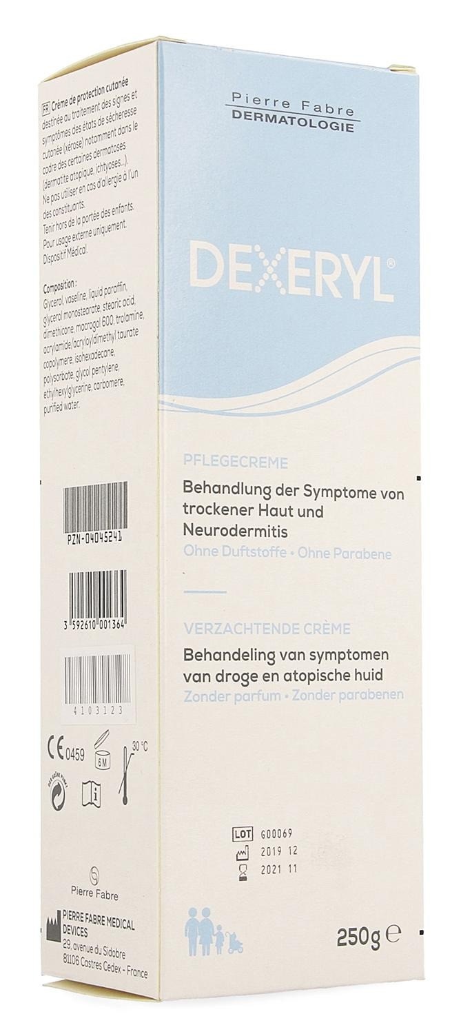 DEXERYL CREME PARABENENVRIJ 250G
