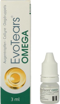 EVOTEARS OMEGA OOGDRUPPELS FLACON 3ML 1ST