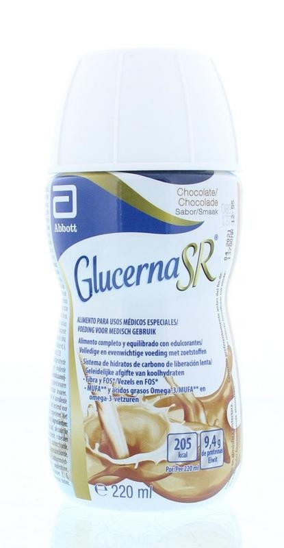 GLUCERNA 0.9KCAL DRINKVOEDING CHOCOLADE 220ML