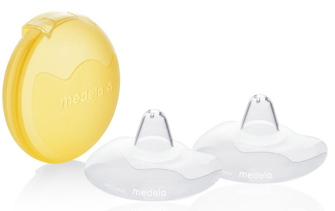 MEDELA CONTACT TEPELHOEDJE INCL BEWAARDOOSJE M 2ST