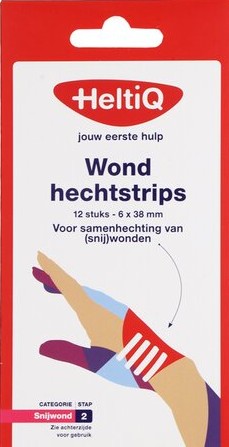 WONDHECHTSTRIP HELTIQ 6X38MM 12ST