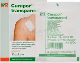 CURAPOR STERIEL TRANSPARANT 10X 8CM 5ST