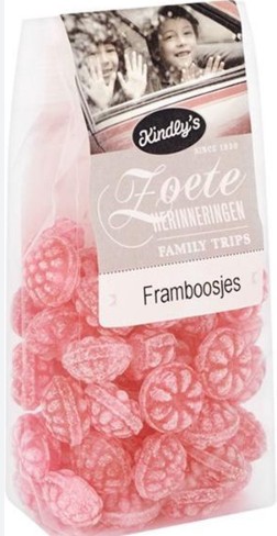 KINDLY'S FRAMBOOSJES BLOKBODEMZAK 200G