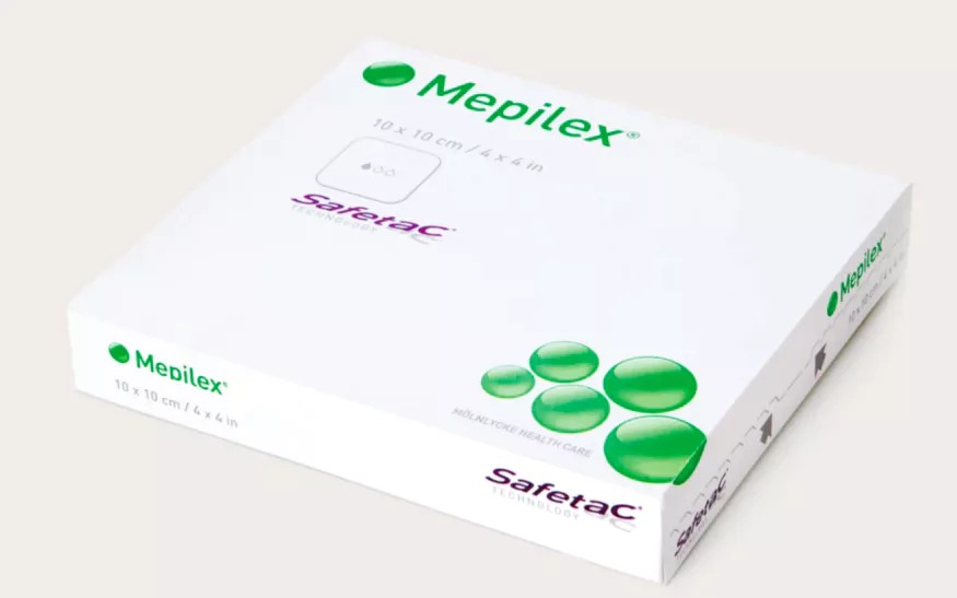 MEPILEX E ABSORB SCHUIMV SILICONEN  5X 5CM ST 5ST