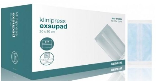 EXSUPAD ABS VERB KLIN STER 20X40CM (18X37) 6ST