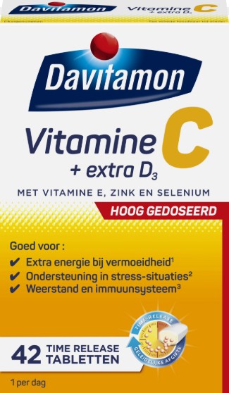 DAVITAMON C + D3 BRUISTABLET 15ST