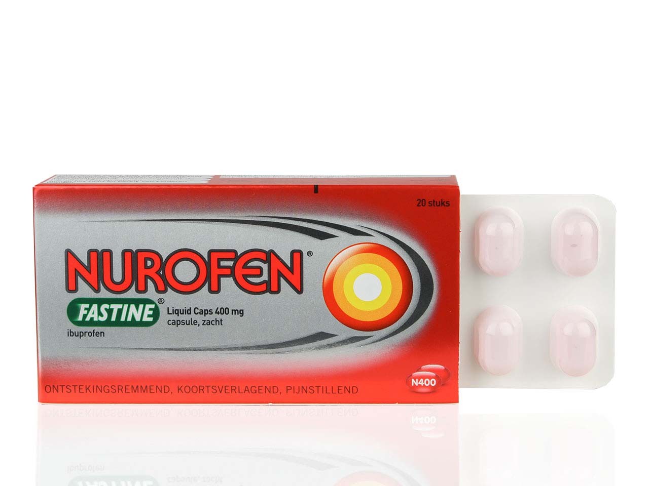 NUROFEN FASTINE LIQUID CAPSULE400MG 20ST