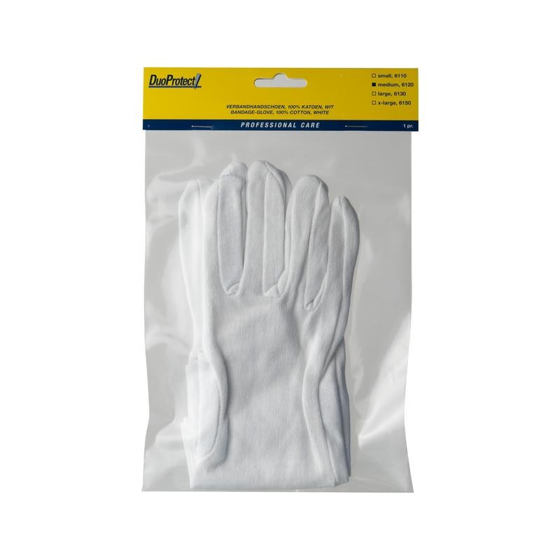 DUOPROTECT HANDSCHOEN KATOEN SMALL 2ST