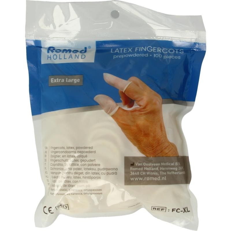 ONDERZOEKHANDSCHOEN ROMED POLYETH GLAD 100ST