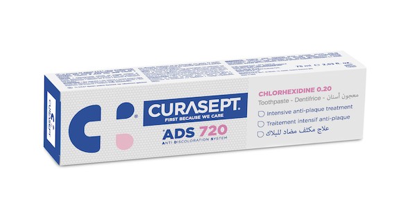 CURASEPT CHLOORHEXIDINE GEL-TANDPASTA 0,20% 75ML