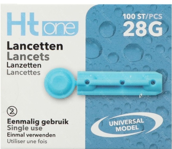 HT ONE LANCET 28G 100ST