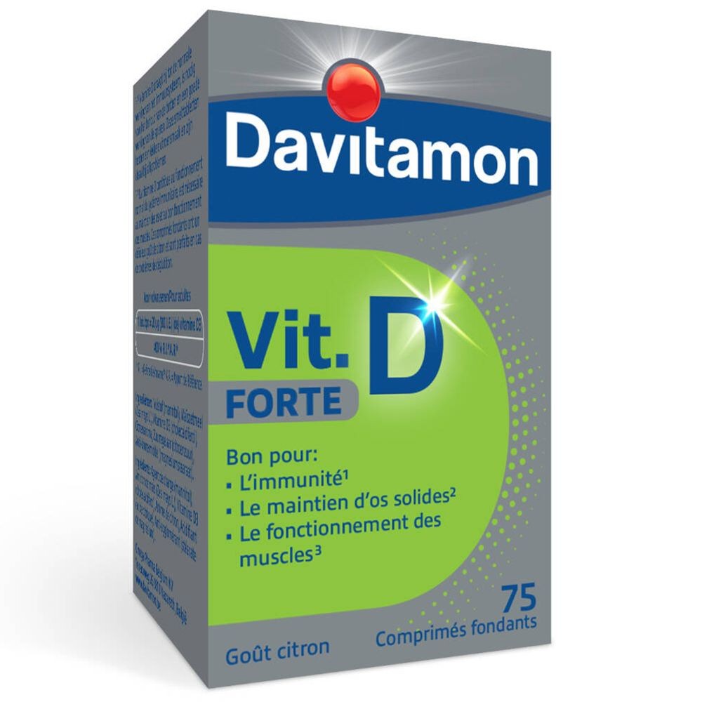 DAVITAMON D VOLWASSEN SMELTTABLET 75ST