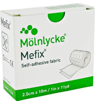 MEFIX ZELFKL VERBAND NON WOVEN2,5MX10CM 1ST