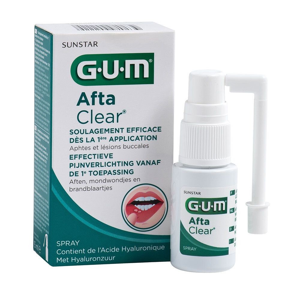 GUM AFTACLEAR SPRAY 15ML