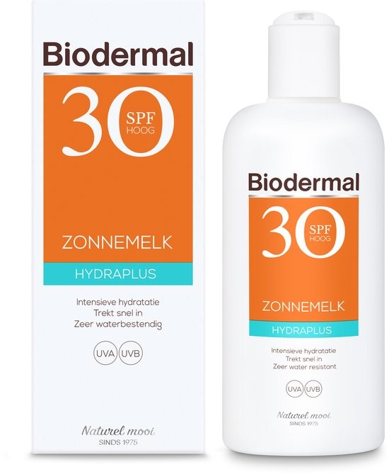 BIODERMAL HYDRA PLUS ZONNEMELKSPF30 200ML