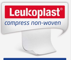 LEUKOPLAST COMPRESS NON-WOVEN 7,5X7,5CM 4PLY ST 12ST