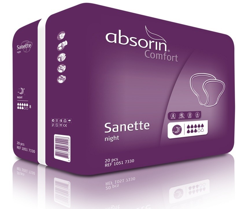 ABSORIN COMFORT SANETTE ULTRA 20ST