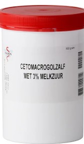 CETOMACROGOLZALF MET 3% MELKZUUR ACE 500G