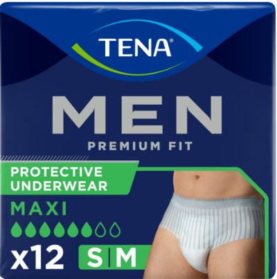 TENA MEN PREMIUM FIT MAXI SMALL/MEDIUM 12ST