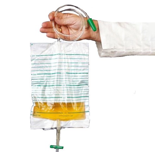 DCT URINEZAK 1500ML + SL 90CM + VT + AFTAP 10ST