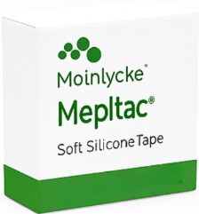 MEPITAC FIXATIETAPE OBV SILICONEN 4CMX1,5M 1ST