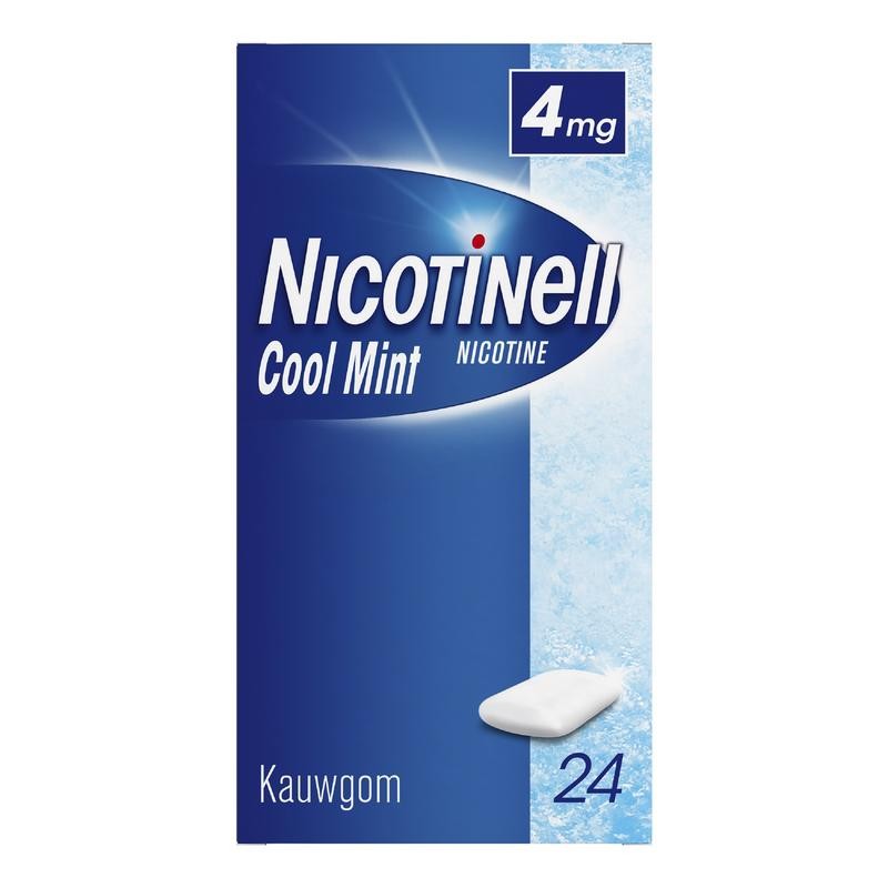 NICOTINELL COOL MINT KAUWGOM 4MG 24ST