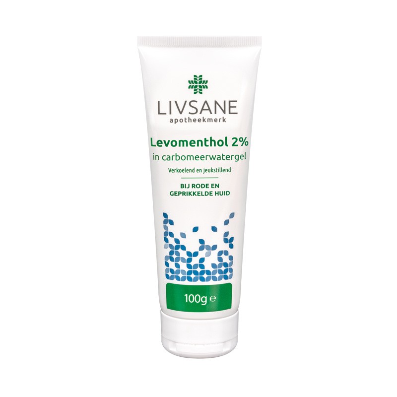 LEVOMENTHOL 2% IN CARBOMEERWATERGEL 1% LIVSANE 100G