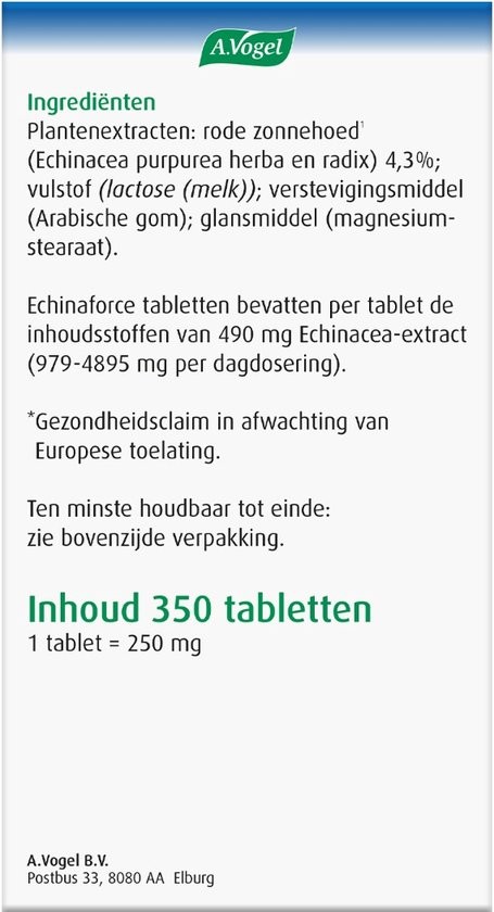 ECHINAFORCE TABLET 350ST