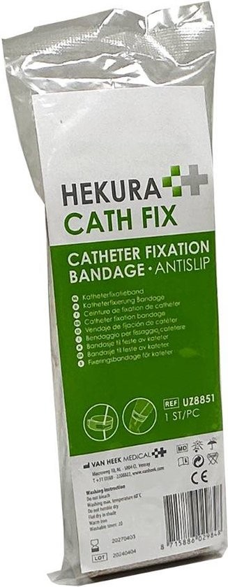 HEKURA CATHETER FIXATIEBAND ANTI SLIP 1ST