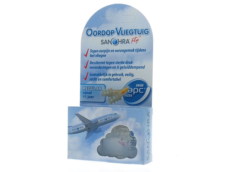 OORDOP VLIEGTUIG DRUKREGULEREND REGULAR VOLWASSEN 2ST