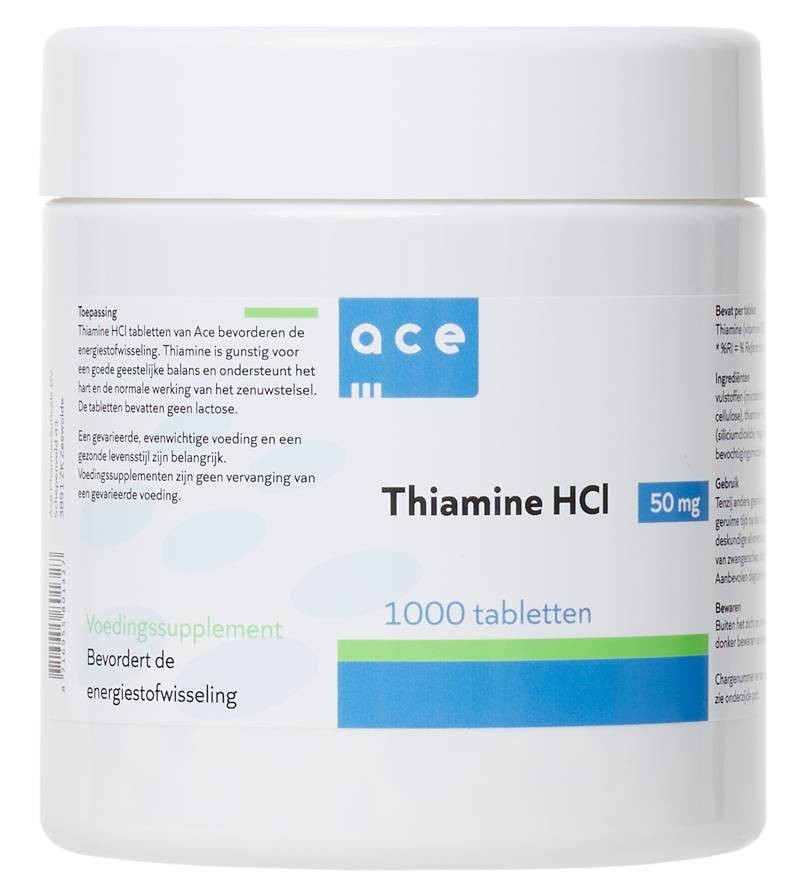 THIAMINE HCL TABLET 100MG ACE 1000ST