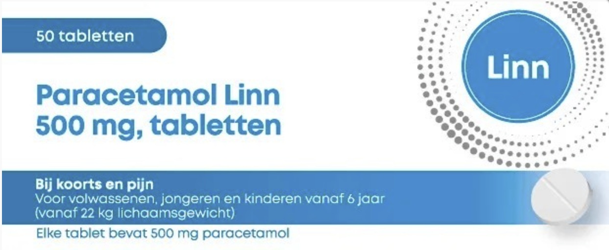 PARACETAMOL LINN TABLET 500MG 50ST