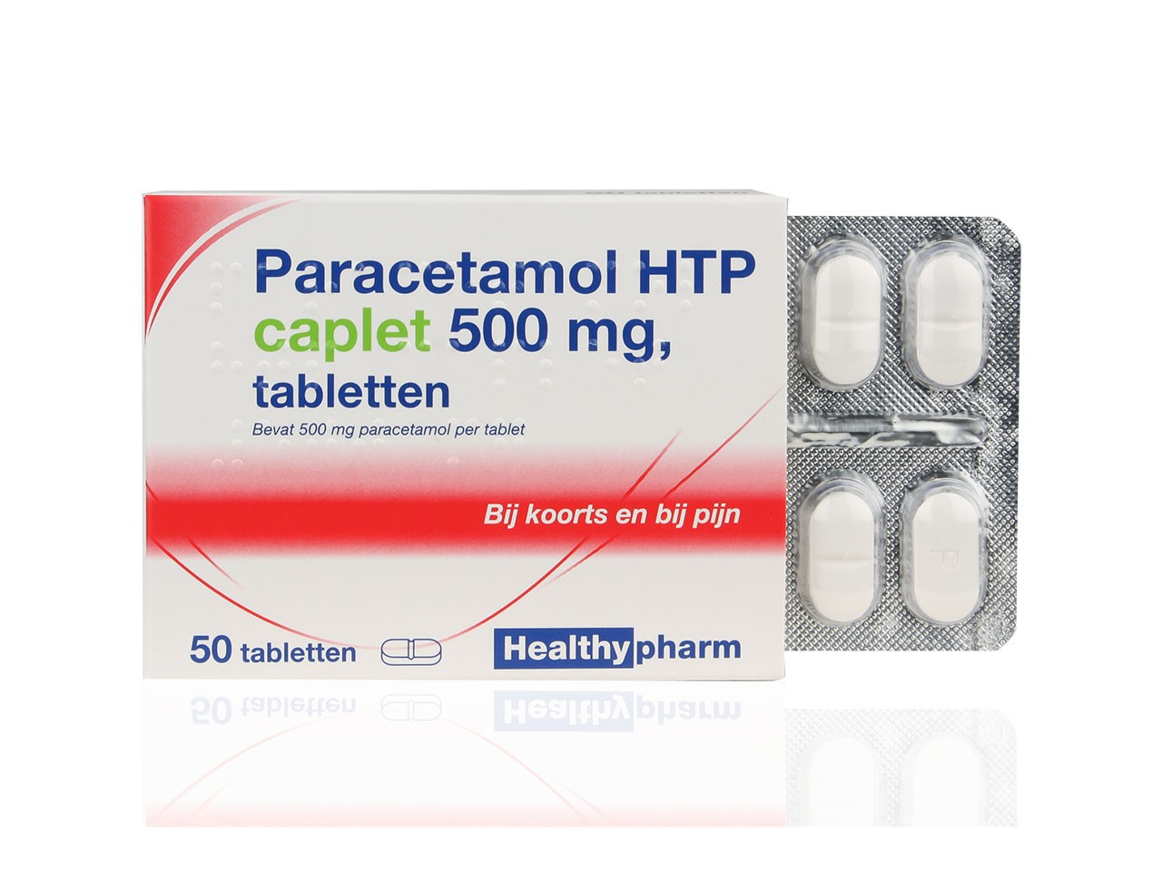 PARACETAMOL HTP OVAAL 500MG TABLET 50ST