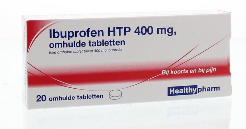 IBUPROFEN HTP TABLET OMHULD 400MG 20ST