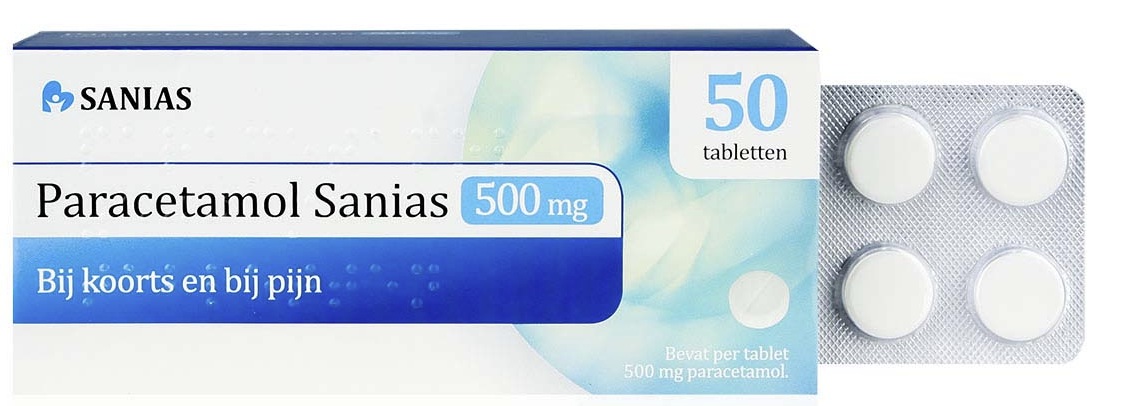 PARACETAMOL SANIAS TABLET 500MG 50ST