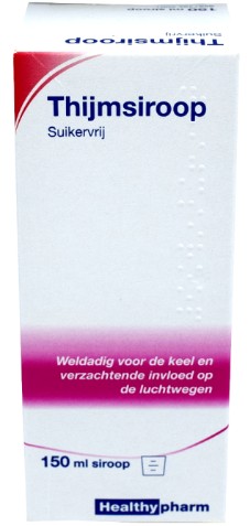 HEALTHYPHARM THIJMSIROOP SUIKERVRIJ 150ML